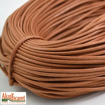 Yuvarlak Mumlu Ayakkabı Bağcığı  60 - 70 - 80 - 90 - 100 - 120 Cm (Paket / 72 Çift)