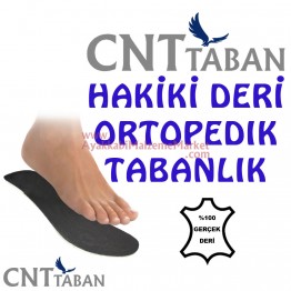 CNT Jel Plus - Jel Destekli Ortopedik Hakiki Deri Tabanlık (Dikişsiz)