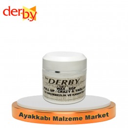 Derby WAX - SGP - Pull Up / Crazy / Yağlı Deri İçin Su Geçirmezlik Ve Karartma Efekti 50 gr (12 Adet)