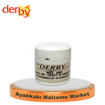 Derby WAX - SGP - Pull Up / Crazy / Yağlı Deri İçin Su Geçirmezlik Ve Karartma Efekti 50 gr