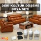 Deri Koltuk Döşeme Boya Seti - Özel Renk - 1 Lt - 6 Parça (DERBY)