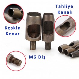 Padava - 1 mm Yuvarlak Zımba Makine Kalıbı ve Pirinç Tabla