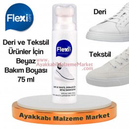 Flexicare Deri ve Tekstil Ürünleri İçin Beyaz Bakım Boyası - 75 ml