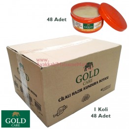 Gold Care Krem Boya Süngersiz 200 ml - Parlatıcı  (48 Adet / Koli)