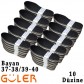 Güler Halı Taban 37-38/39-40 Siyah/Kahve 10 Düzine