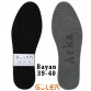 Güler Halı Taban 37-38/39-40 Siyah/Kahve 12 Çift