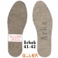 Güler Halı Taban 41-42/43-44 Siyah/Kahve 12 Çift