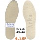 Güler Halı Taban 41-42/43-44 Siyah/Bej 12 Çift