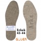 Güler Halı Taban 41-42/43-44 Siyah/Kahve 12 Çift