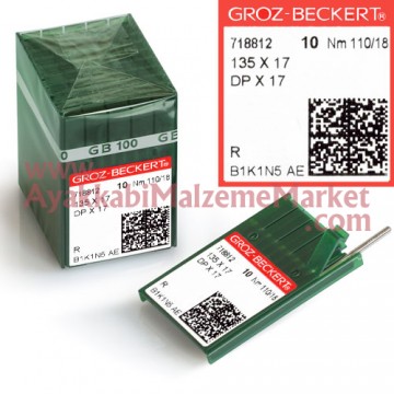 Groz-Beckert Kollu Makine İğnesi - DPx17 (100 Adet / Kutu)