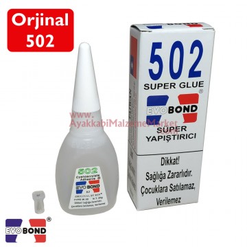 Evo Bond 502 Super Glue Süper Yapıştırıcı 20gr (Orjinal)
