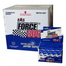 EMS FORCE 805 20 gr Hızlı Yapıştırıcı (360 Adet / 12 Kutu / Koli)