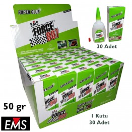 EMS FORCE 807 50 gr Hızlı Yapıştırıcı (240 Adet / 8 Kutu / Koli)