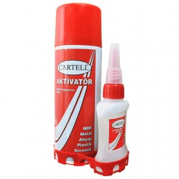 Cartell Hızlı Yapıştırıcı Seti 27g Şişe + 100ml Aktivatör