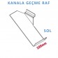 Kanala Geçme Raf- Sağ/Sol - Şeffaf