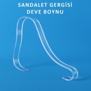 Sandalet Gergisi - Deve Boynu - Şeffaf - 10 Adet