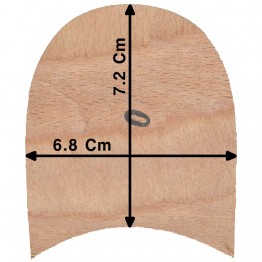 Kontraplak Ökçe 15 mm Normal (1 Çift)