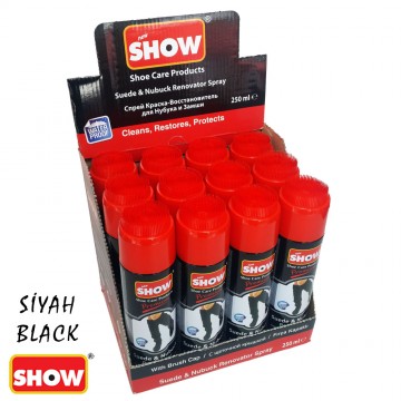 Show Süet & Nubuk Renk Yenileyici Sprey 220ml - (48 Adet / Koli)