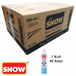 Show Ayakkabı Temizleme Köpüğü Sprey - 250ml (48 Adet / Koli)