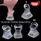 Step Plastik Topuk Koruyucu - 3'lü Set (S - M - L)