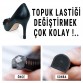 Topuk Lastiği - Yuvarlak Çivili Kapak - Çift Kat/Sessiz - Kutu