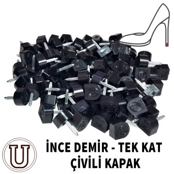 Topuk Lastiği - Çivili Kapak - İnce Demir