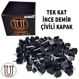 Topuk Lastiği - Çivili Kapak - İnce Demir - Kutu